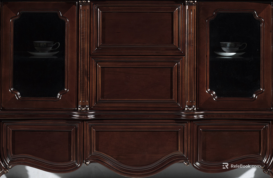 Wooden cabinet cabinet eggplant color texture
