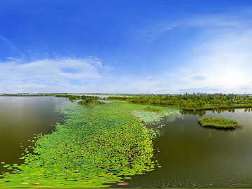 HDR Ecological Rivers and Lakes Scenery Panorama texture (ID:ffach868503)