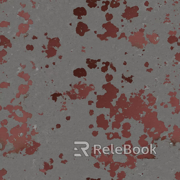 Painted metal texture