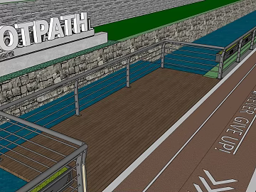 Dark Brown Wood Pattern Hydrophilic Platform Trail texture (ID:ffaeh962486)