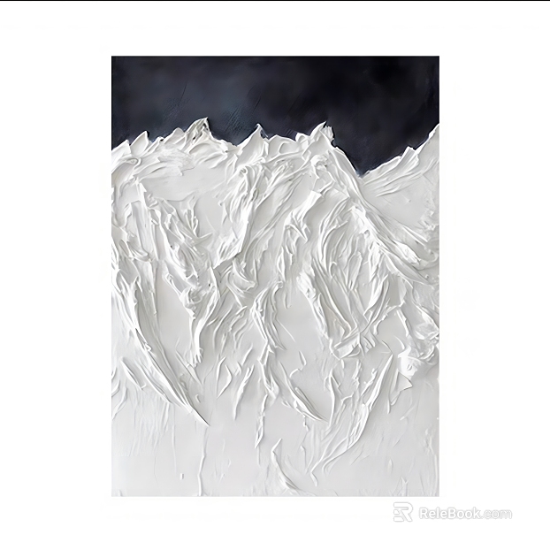three-dimensional physical painting texture