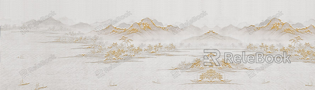 landscape painting texture