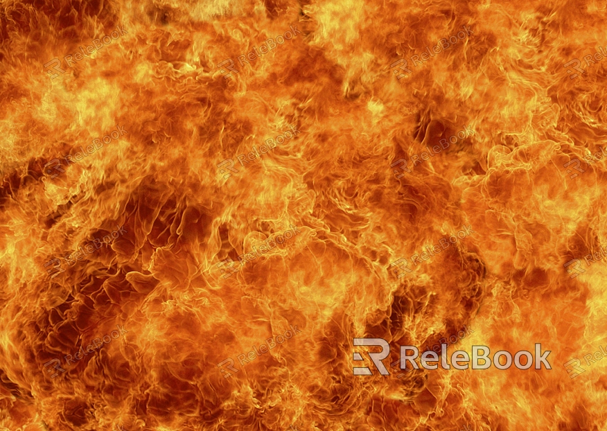 Flame texture texture