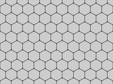Light gray hexagonal grid metal mesh texture (ID:ffaeh016606)