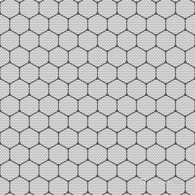 Light gray hexagonal grid metal mesh texture