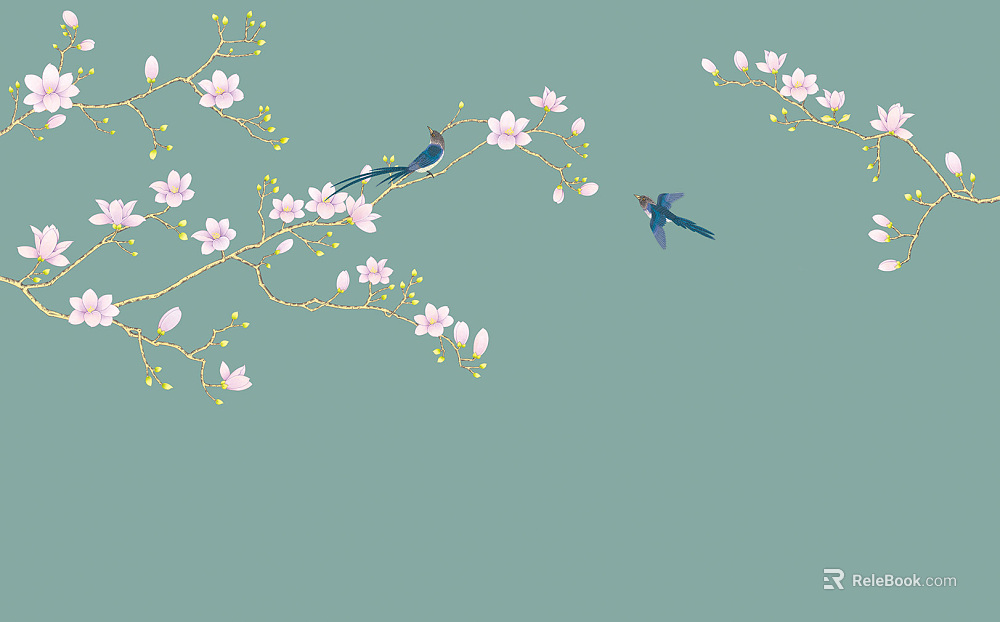 animal and plant pattern texture