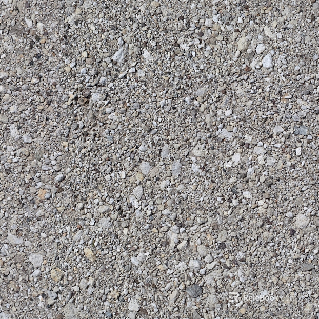 Ground gravel texture