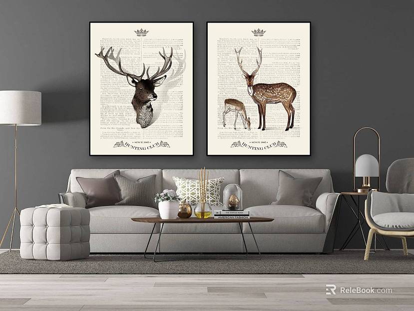 Animal painting texture