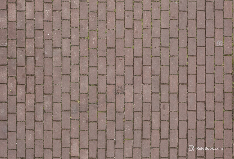Brick pavement texture
