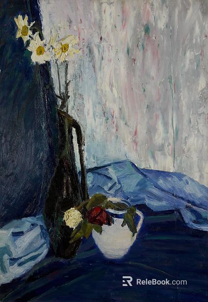 Oil painting texture