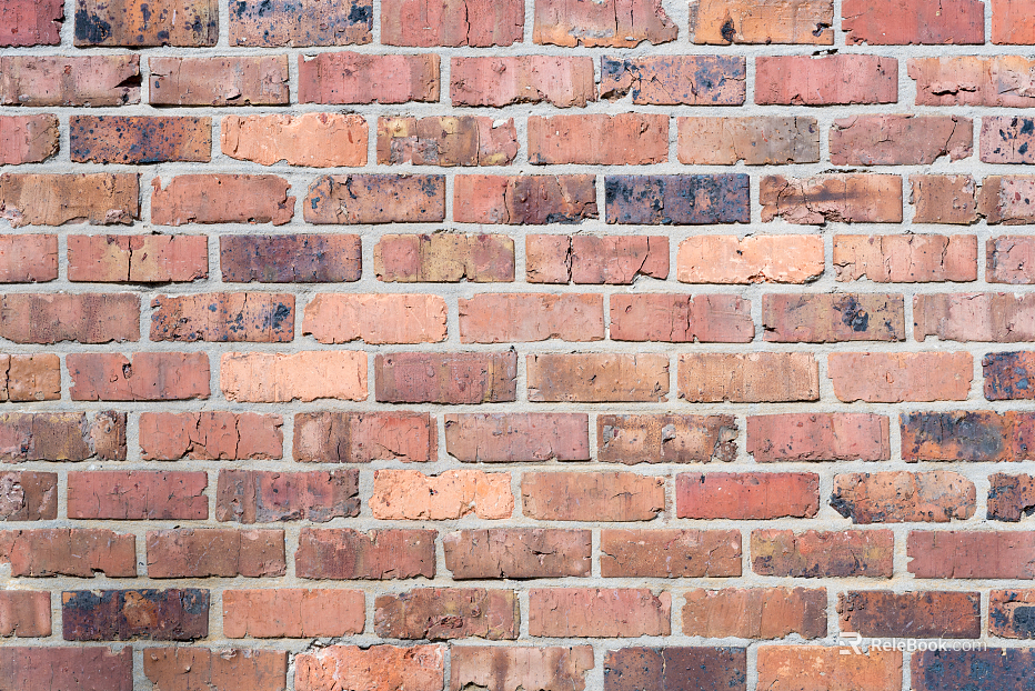 Modern old-fashioned red brick wall industrial wind brick wall dilapidated brick wall texture