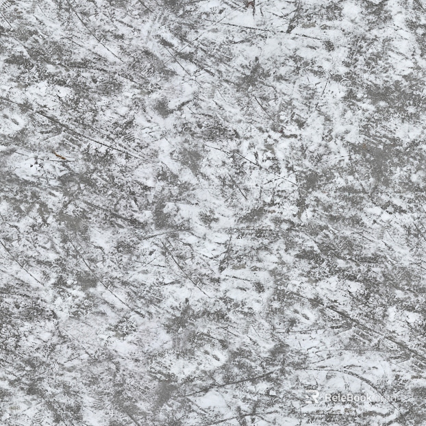 Frozen ground texture