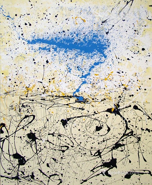 dotted decorative painting texture