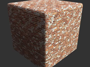 Brick wall PBR texture (ID:ffach004781)