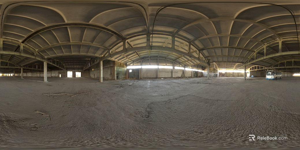 Abandoned Plant Day HDR texture