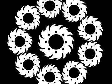 Black and white mask pattern texture pattern graphics carved graphics (ID:ffach277734)