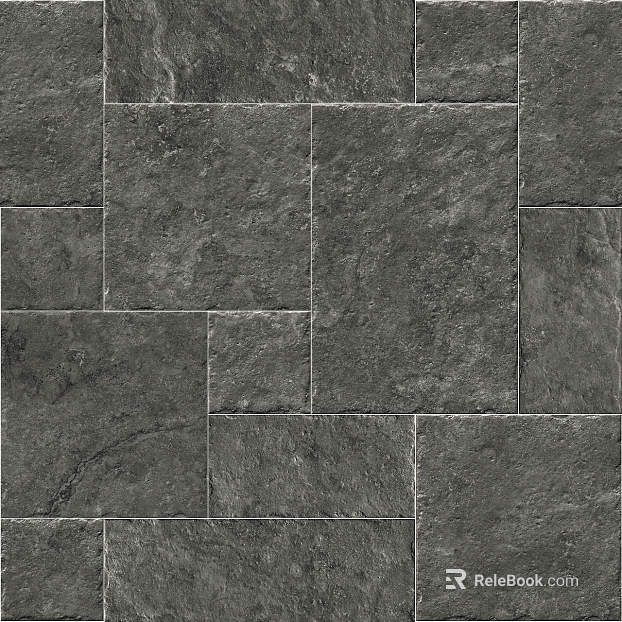 Ground pavement texture