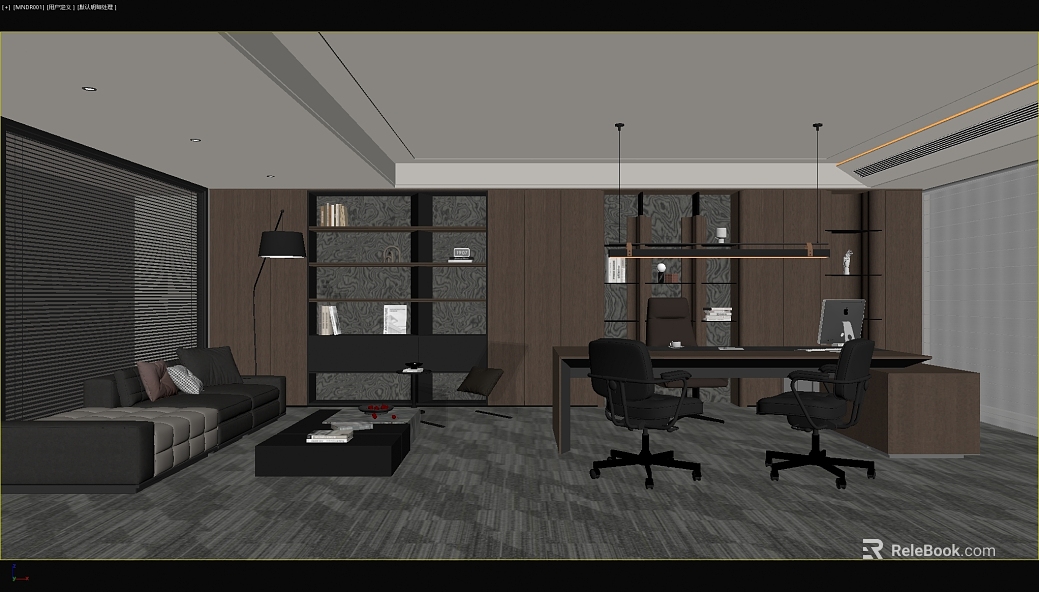 dark gray geometric carpet office space texture