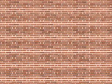 Brick wall, red brick wall 3d model