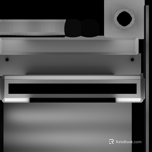 brushed metal silver gray cabinet door hardware texture