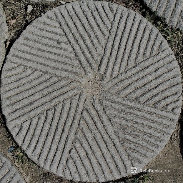 Stone-paved pavement texture
