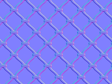 Braided rope effect surface bump normal texture (ID:ffach636665)