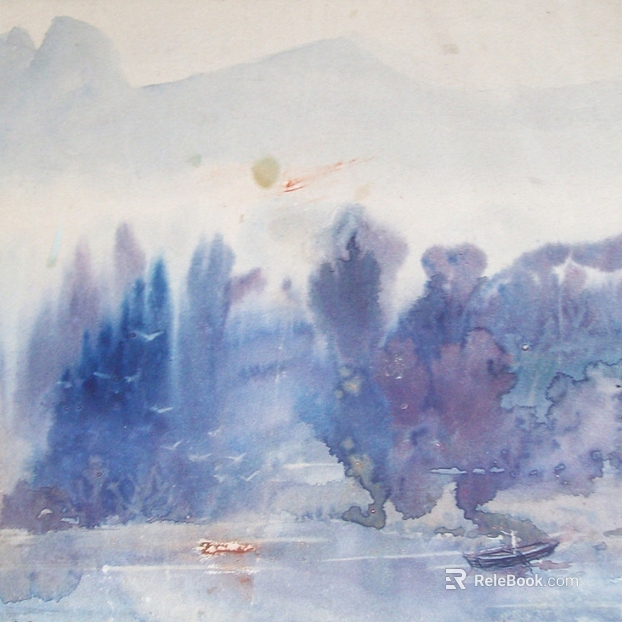 landscape painting texture