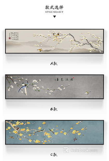 Plant painting texture