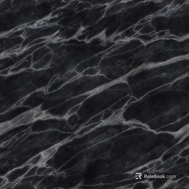 Marble black and white caustics seamless texture
