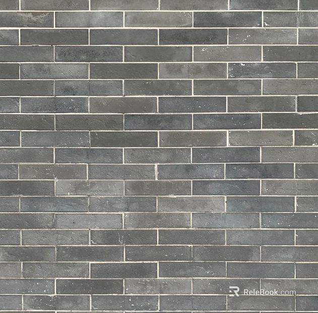 brick wall ancient gray long brick texture