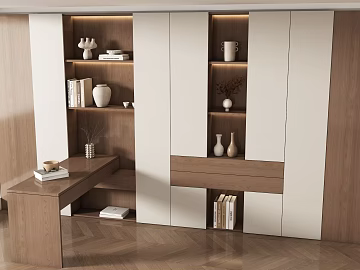Light brown walnut wood custom storage cabinet texture (ID:ffaeh639416)