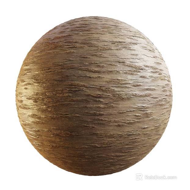 East Asian Bark PBR texture