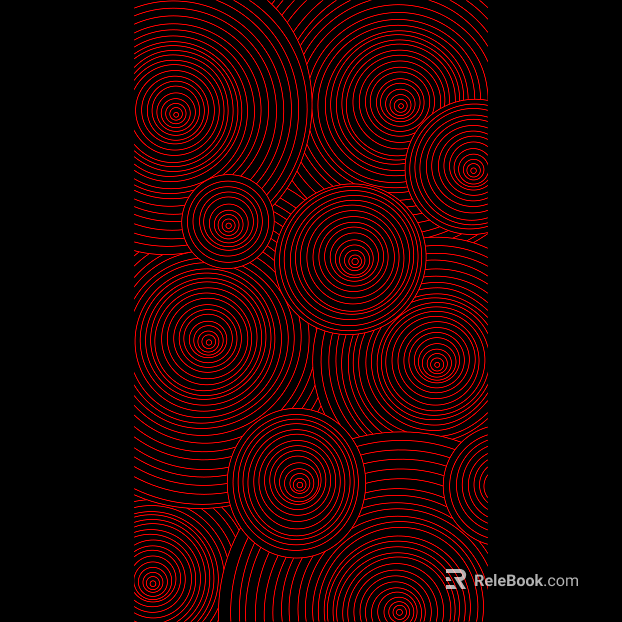 Red and black geometric lines wallpaper background wall texture