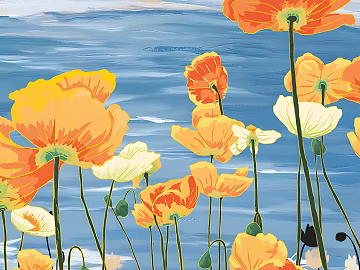 Plant painting texture (ID:ffach334374)