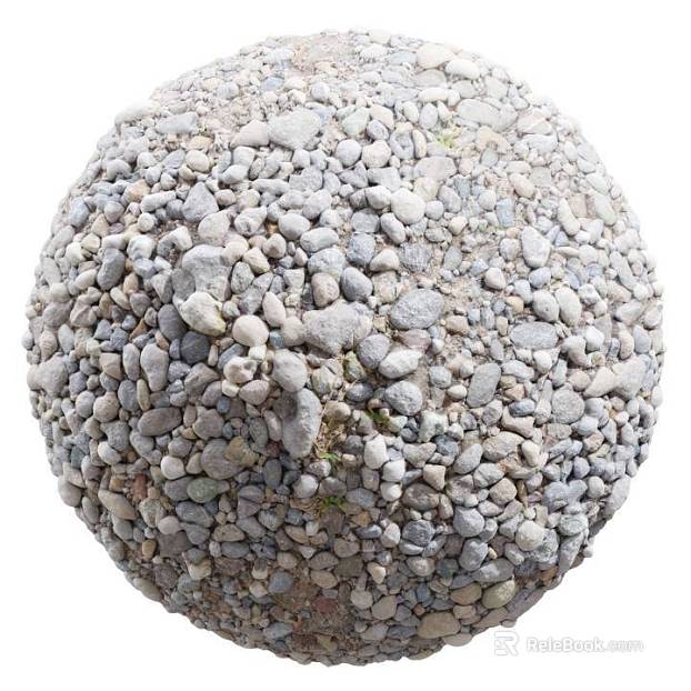 Gravel PBR texture