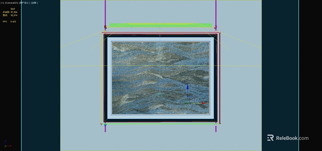 Blue gray abstract texture decorative painting texture