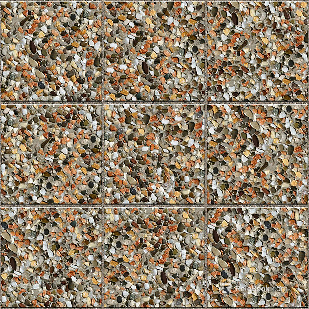 Goose soft stone gravel gravel floor tile sidewalk road ground square paving texture