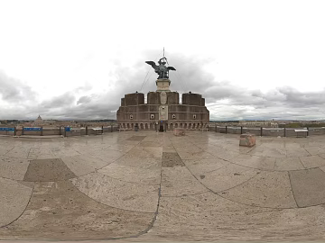 City Park Square Cloudiy HDR texture (ID:ffabg44891)