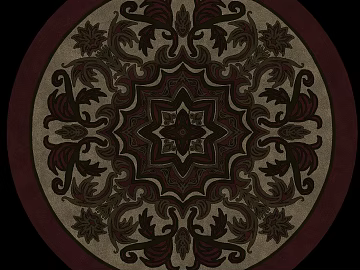 Round carpet texture (ID:ffajg36928)