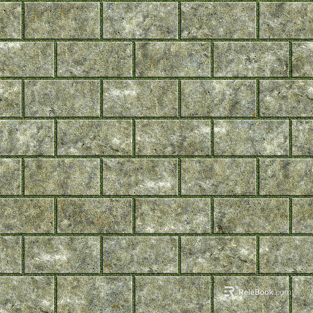 Park Permeable Brick Lawn Brick Grass Brick Parking Space Paving Paving texture