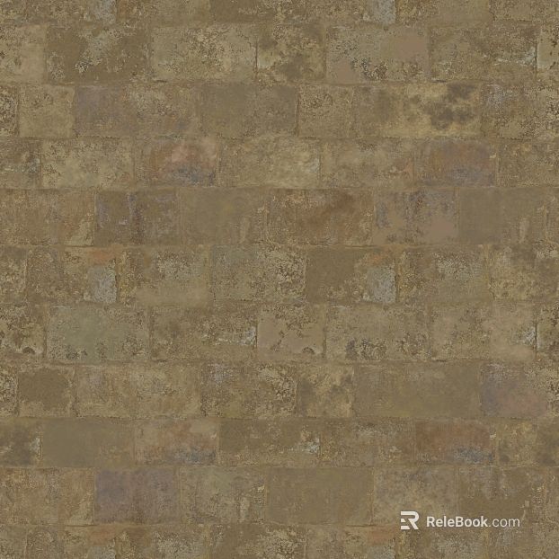 Tawny retro brick wall indoor and outdoor wall texture
