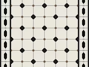 French Vintage Porch Tiles French Middle Ancient Entrance Hall Tiles French Water Knife Patchwork Floor Tiles French Water Knife Patchwork Stone French Cream Tiles texture (ID:ffach651738)