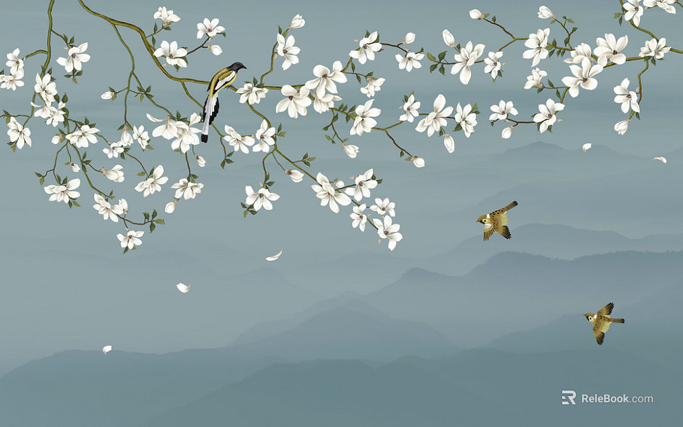 landscape painting texture