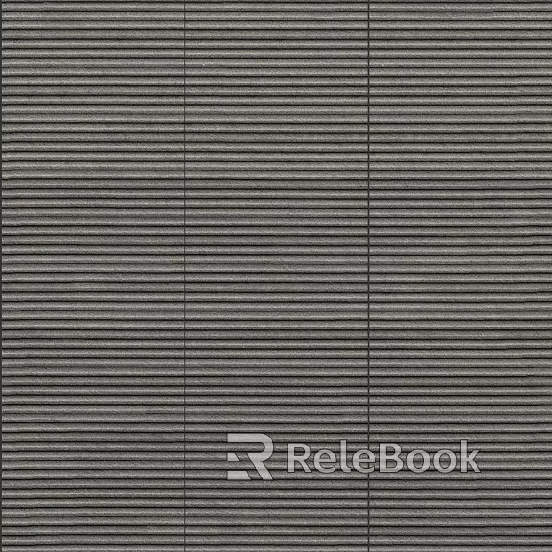 Cement board gray pull channel brick seamless texture