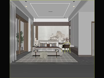 New Chinese Beige Carpet Bedroom Soft texture (ID:ffaeh328866)