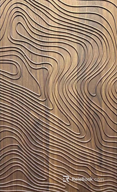 Chinese-style terrain texture wood veneer texture