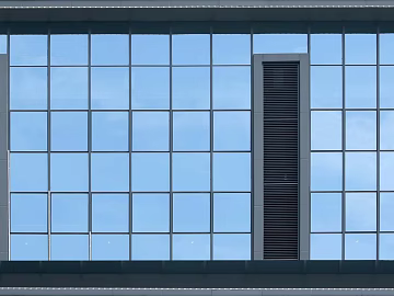 Blue Transparent Glass Building Exterior Wall texture (ID:ffaeh030184)