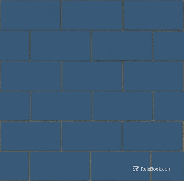 Brick wall blue staggered brick wall texture