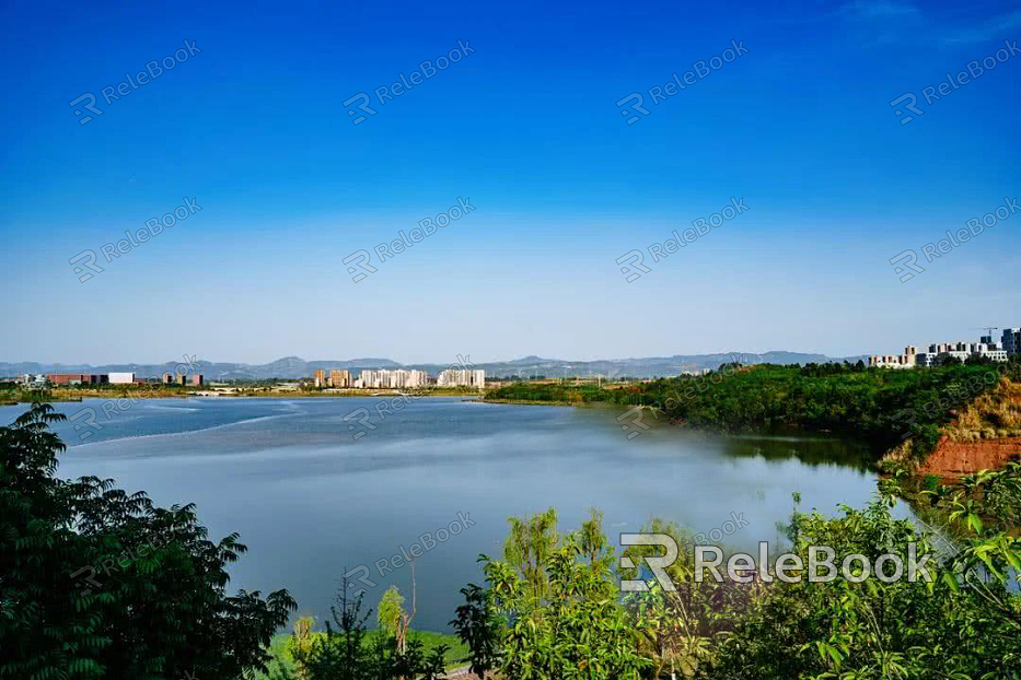 A breathtaking view of a wild, untamed landscape. Majestic mountains tower over a lush valley, where a meandering river reflects the vivid blue sky, inviting serene exploration. Dense forests and vibrant greenery complete this natural paradise. 

(Note: The actual image cannot be viewed by me in rea