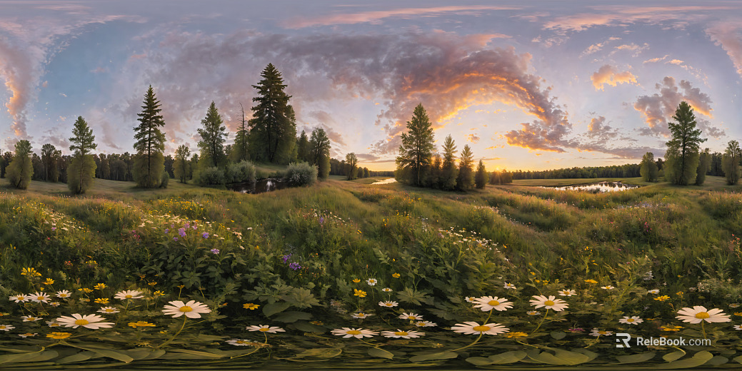 outdoor daytime grass landscape hdr texture